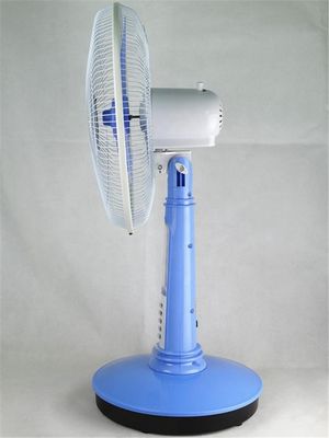 Голубой вентилятор таблицы цвета 12В солнечный, воздушное охлаждение вентилятор осциллируя таблицы 16 дюймов